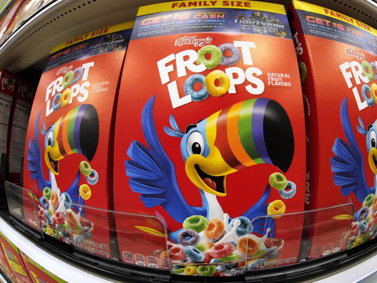 Protesters demand Kellogg remove artificial colors from Froot Loops and other cereals