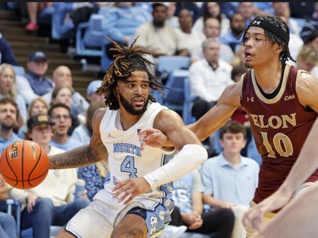 Davis scores 24, helps rally No. 9 North Carolina past Elon :: WRALSportsFan.com