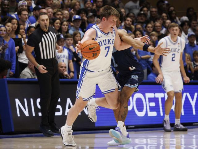 Freshmen Cooper Flagg, Kon Knueppel help No. 7 Duke roll past Maine 96-62 in season opener :: WRALSportsFan.com