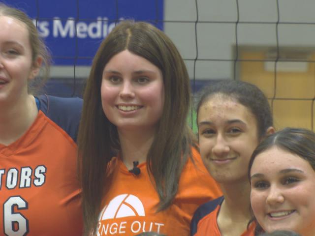 Green Level volleyball goes Orange for Reese Roper's battle with leukemia :: WRALSportsFan.com