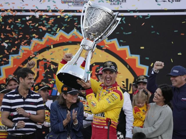 Joey Logano wins Phoenix finale for 3rd NASCAR Cup championship in 1-2 finish for Team Penske :: WRALSportsFan.com