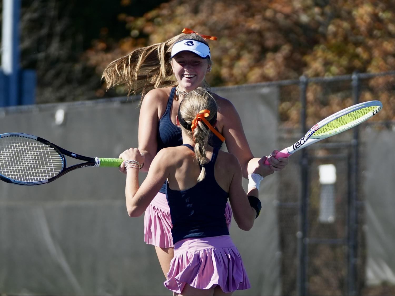 Pine Lake Prep takes 2A dual-team girls tennis title over Research Triangle