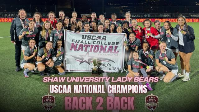 Shaw women's soccer repeats as USCAA National Champions :: WRALSportsFan.com