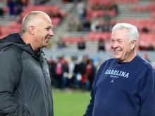 Dave Doeren with Mack Brown