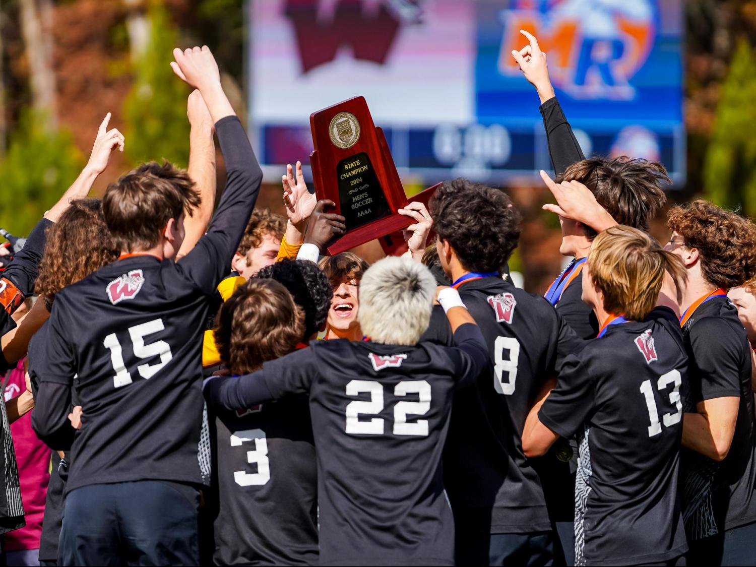 Wakefield wins first boys soccer state title with late goal against Marvin Ridge