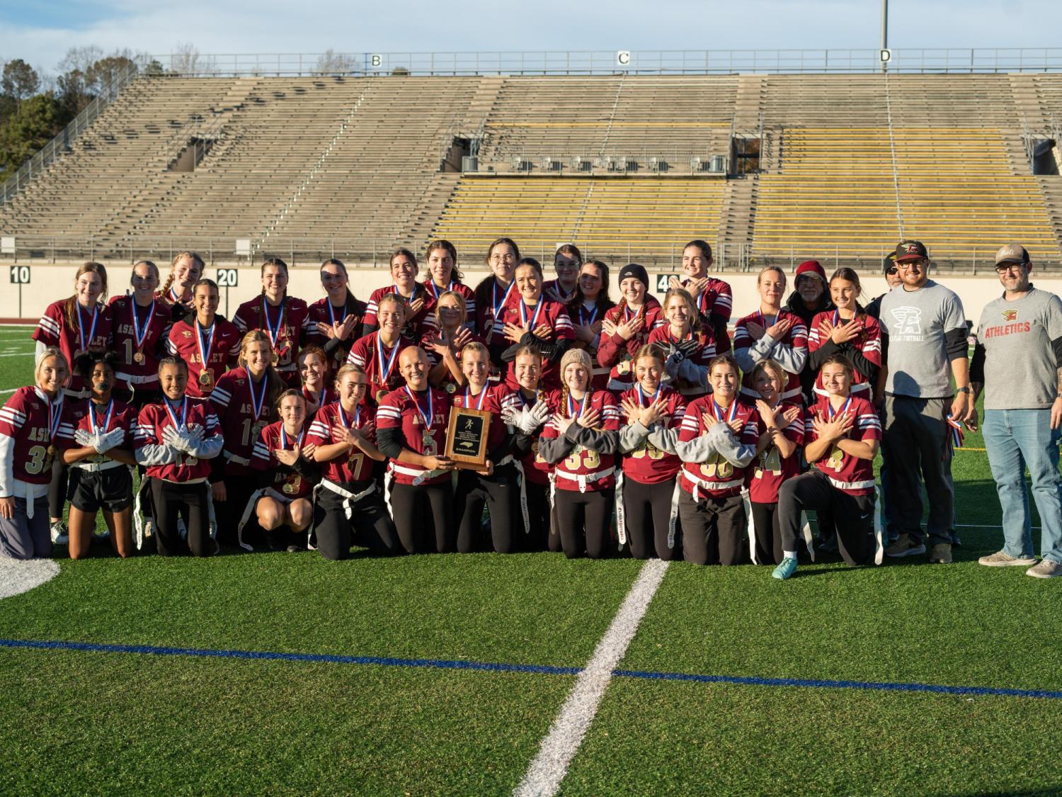 Ashley comes back in second half to beat Apex in inaugural flag football championship game