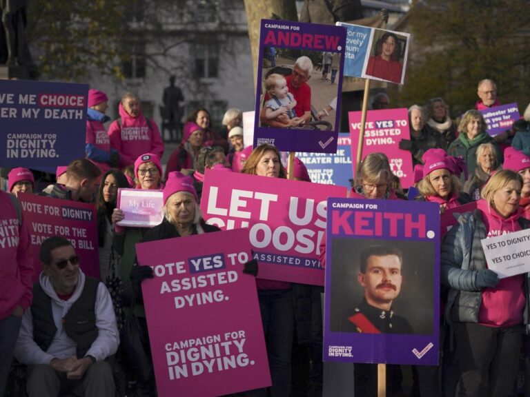 British lawmakers give initial approval to a bill to allow terminally ill adults to end their lives