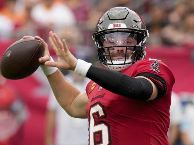 Mayfield throws 5 TD passes and Bucs keep playoff, NFC South hopes alive with 48-14 rout of Panthers :: WRALSportsFan.com