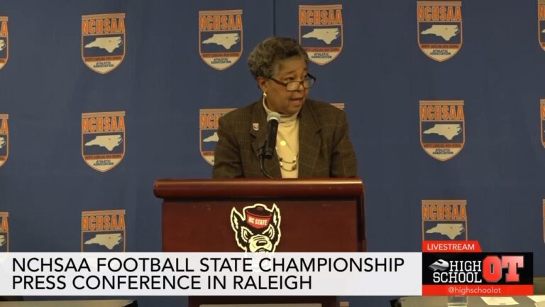 NCHSAA football state championship press conference