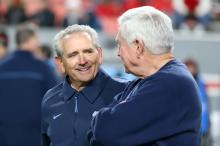 Bubba Cunningham and Mack Brown