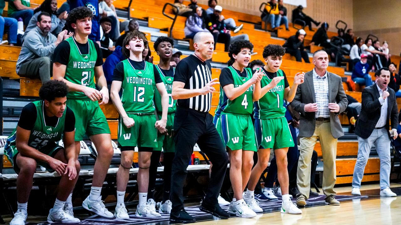 Weddington boys basketball fends off shorthanded Millbrook