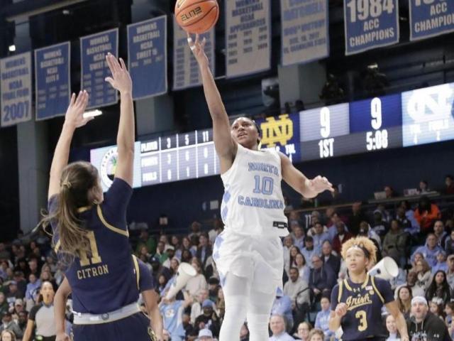 Hidalgo, Miles lead No. 3 Notre Dame past No. 17 North Carolina 76-66 in ACC :: WRALSportsFan.com