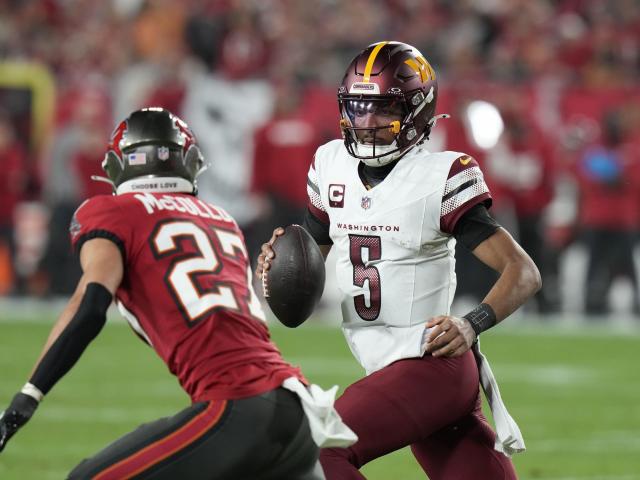 Jayden Daniels leads Commanders to first playoff win in nearly 7,000 days, 23-20 over the Buccaneers :: WRALSportsFan.com