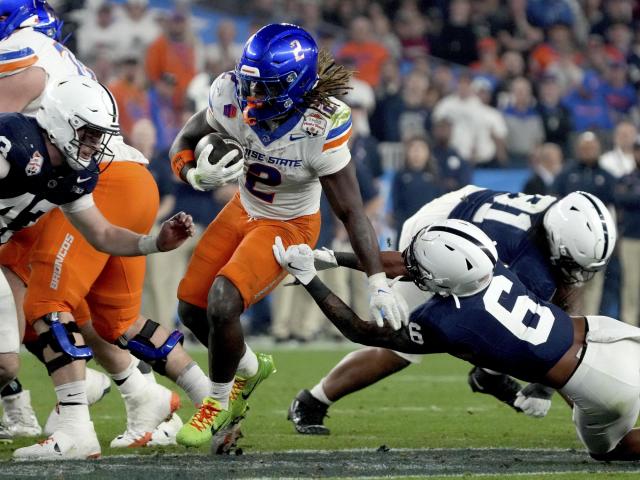 Jeanty falls short of record as dream season gets stuffed by Penn State defense in CFP loss :: WRALSportsFan.com