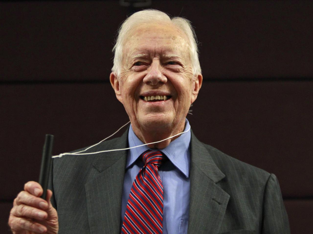 Jimmy Carter made eradicating Guinea worm disease a top mission