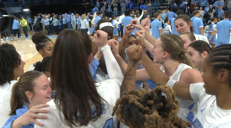 No. 19 North Carolina women pull away in OT for a win over No. 14 Duke after losing 16-point lead :: WRALSportsFan.com