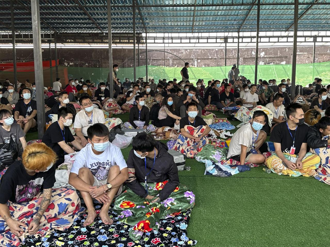 A top Chinese official tours Thai-Myanmar border to highlight crackdown on scam centers