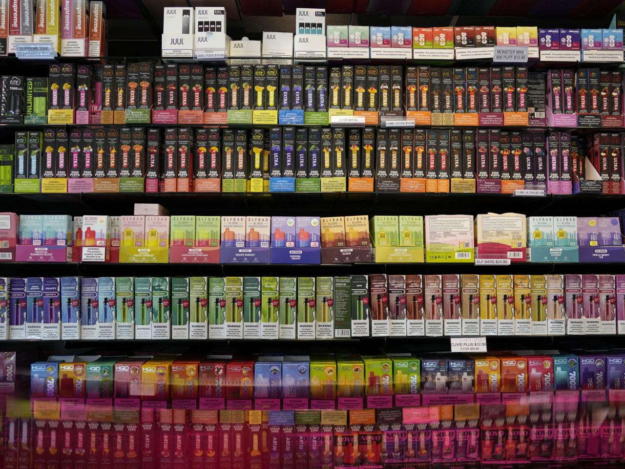 New York sues vape distributors over Elf Bar and other fruit and candy e-cigarettes