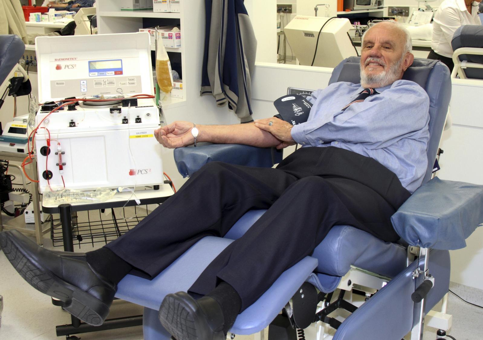 James Harrison, Australian blood donor whose ‘golden arm’ helped save 2.4 million babies, dies at 88