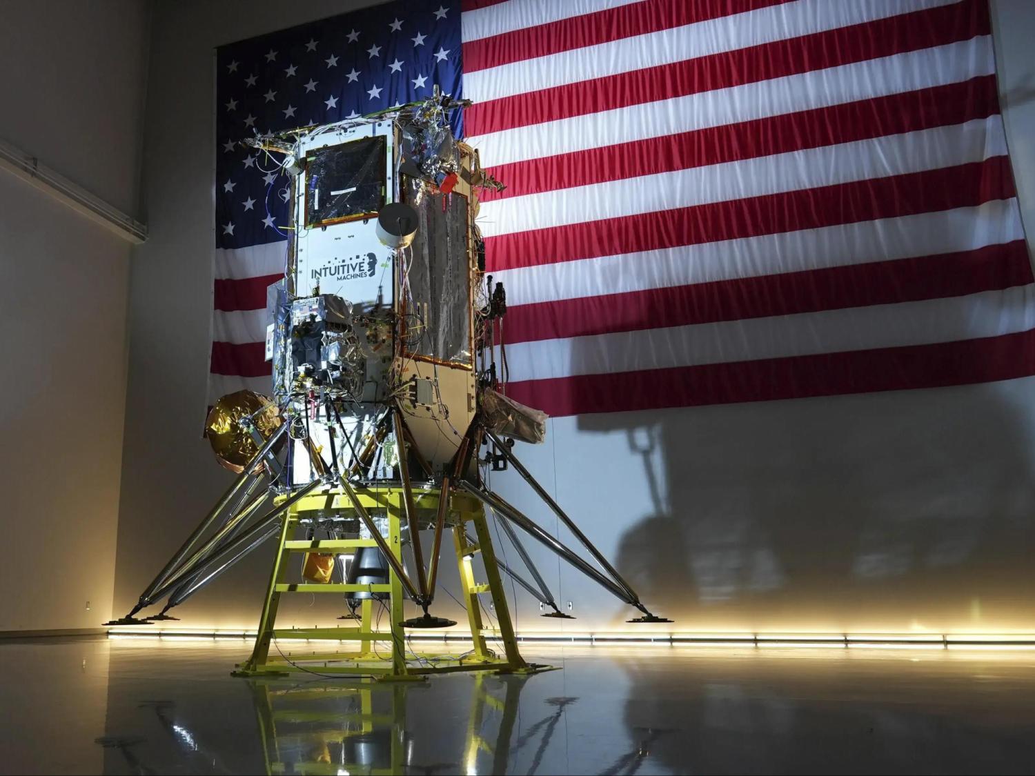 Private lunar lander may have fallen over while touching down near the moon's south pole