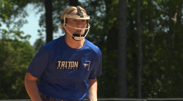 Extra Effort: Triton High School's Berkley Campbell brings big heart to softball
